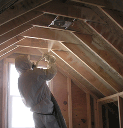 Fullerton CA attic spray foam insulation